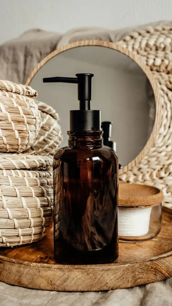 Amber Glass Dispensers