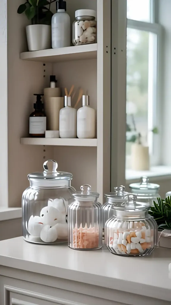 Apothecary Jar Storage