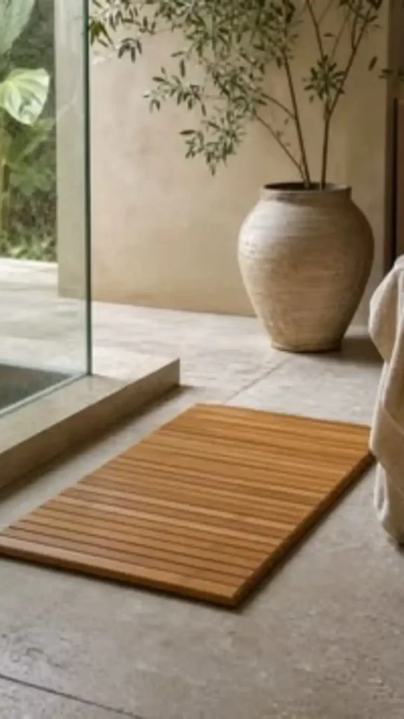 Bamboo Bath Mat