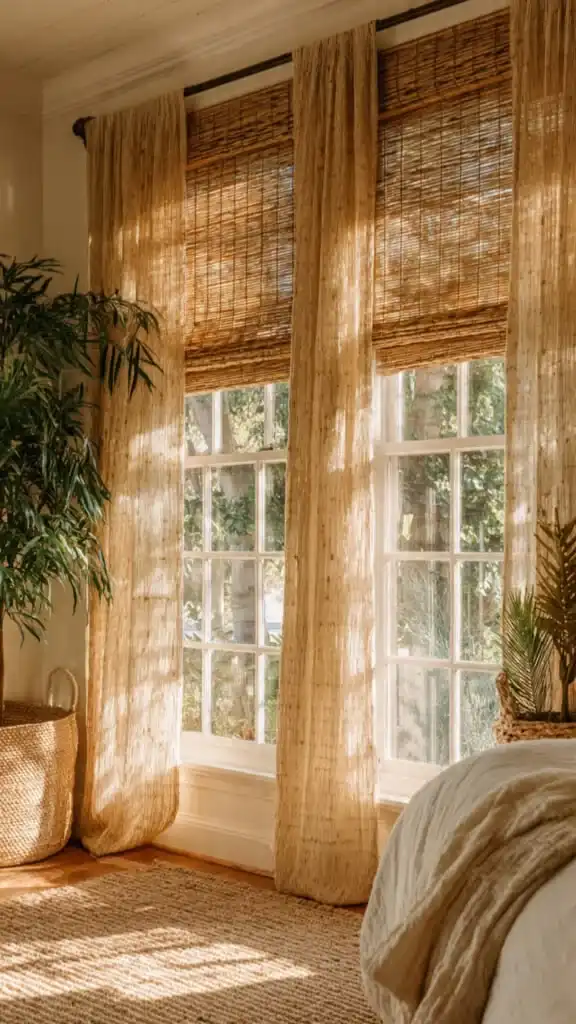 Bamboo Roman Shades