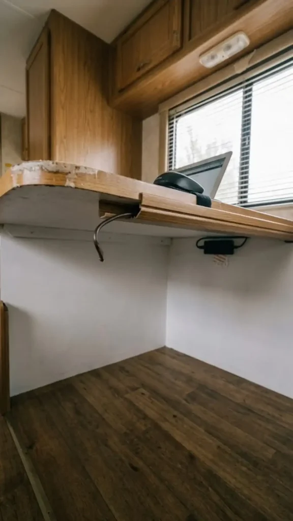 Cable management and under-desk power block