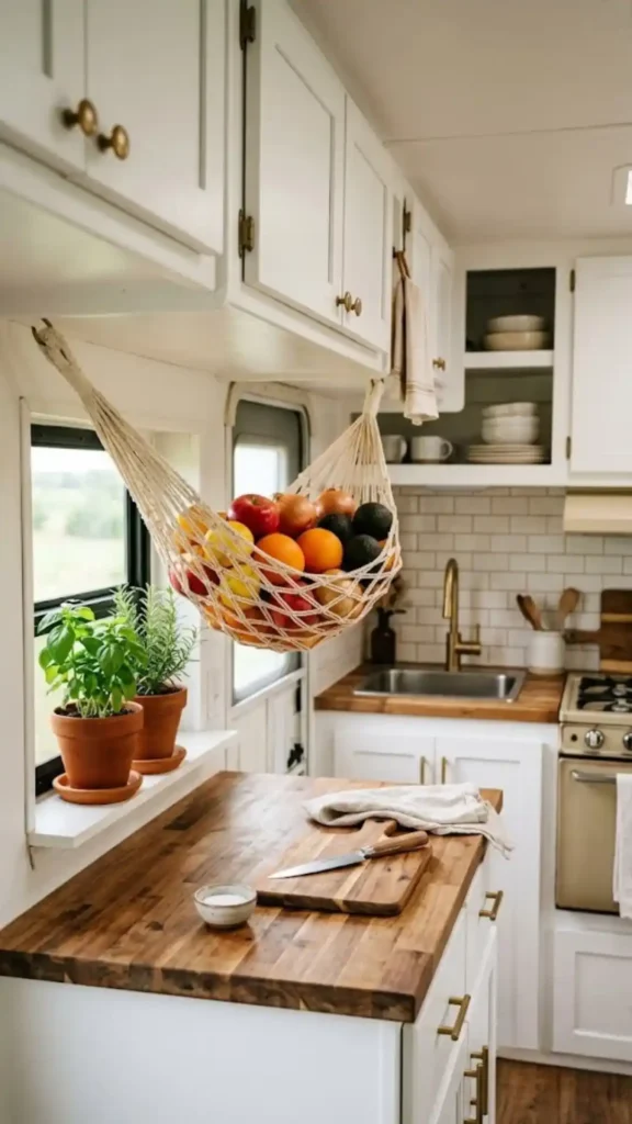 Ceiling Mounted Fruit Hammock