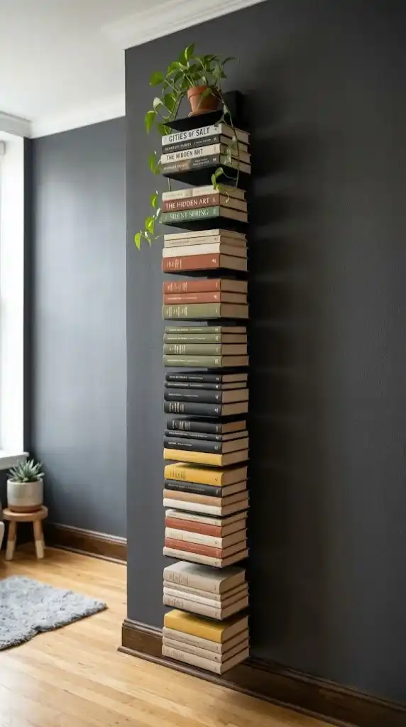 Concealed Vertical Book Spine