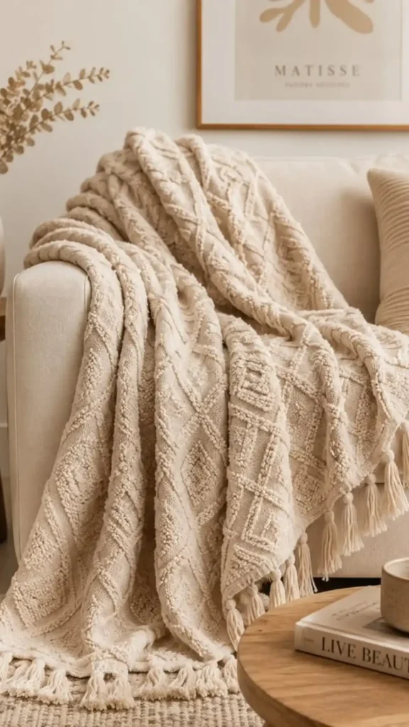Draped Linen Throws