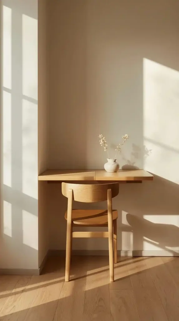 Drop-Leaf Wall Table