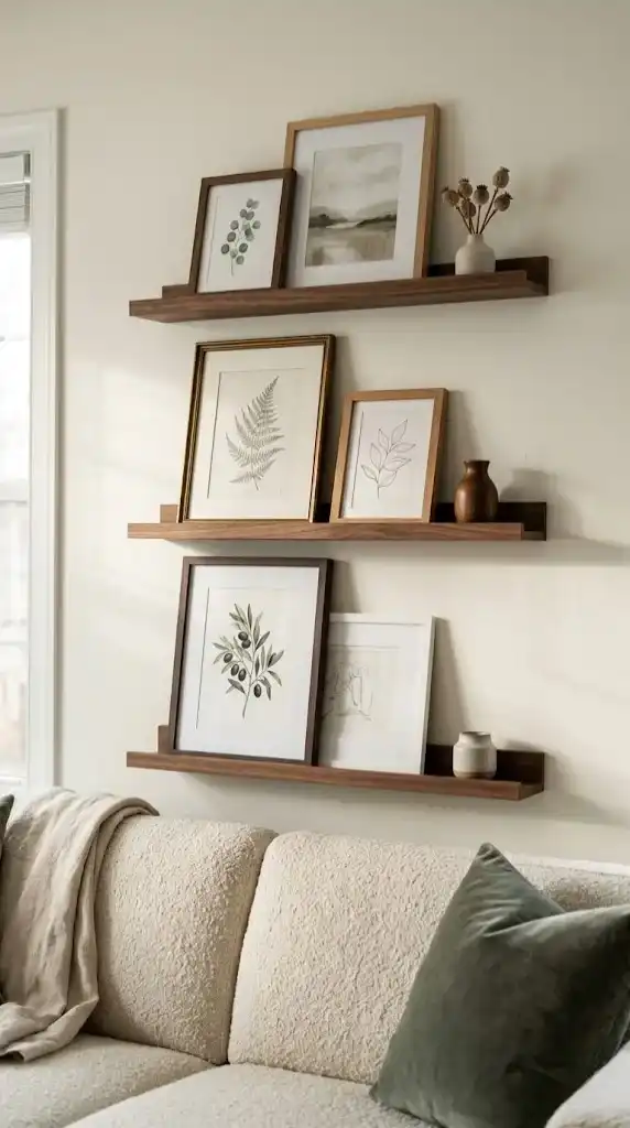 Floating Display Shelves