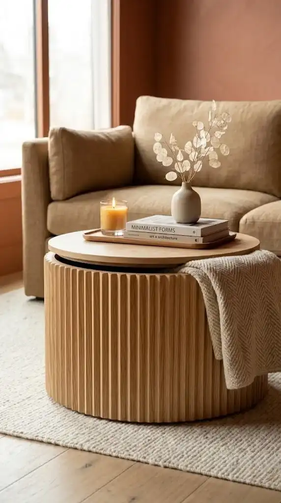 Fluted Storage Drum