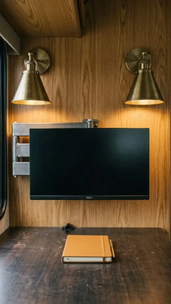 Hardwired 12V brass sconces