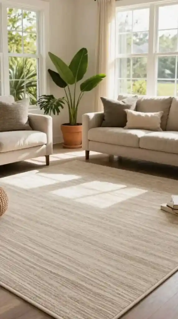Large Textured Rugs