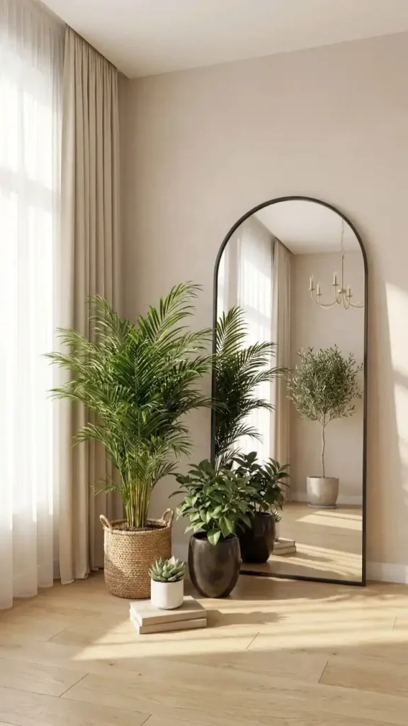 Leaned Floor Mirror