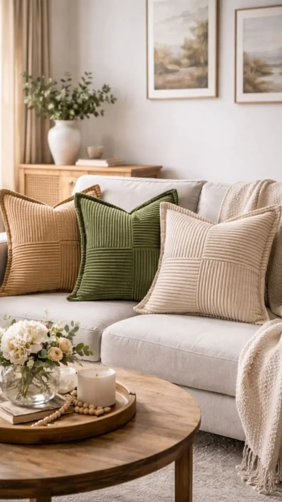 Muted Velvet Cushions