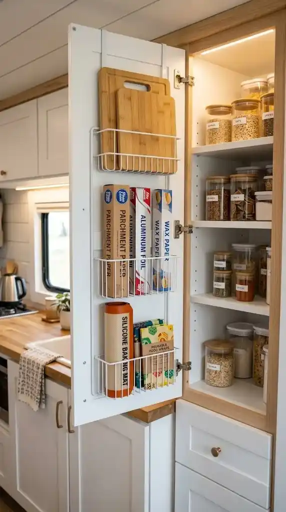 Over-Cabinet Cutting Board Rack