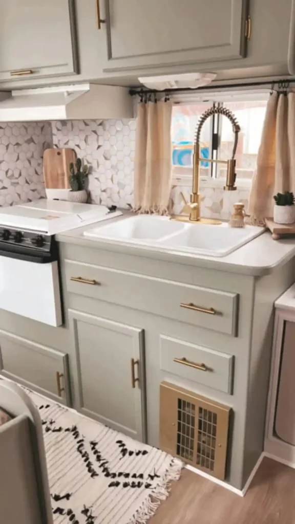 Peel-and-Stick Backsplash