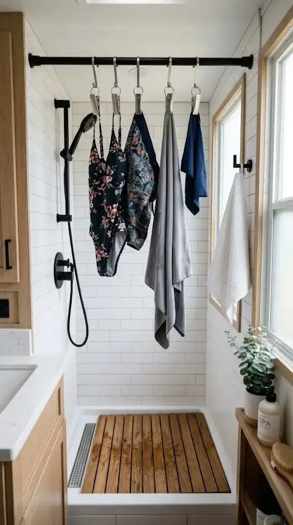 Shower Rod Hanging Clips