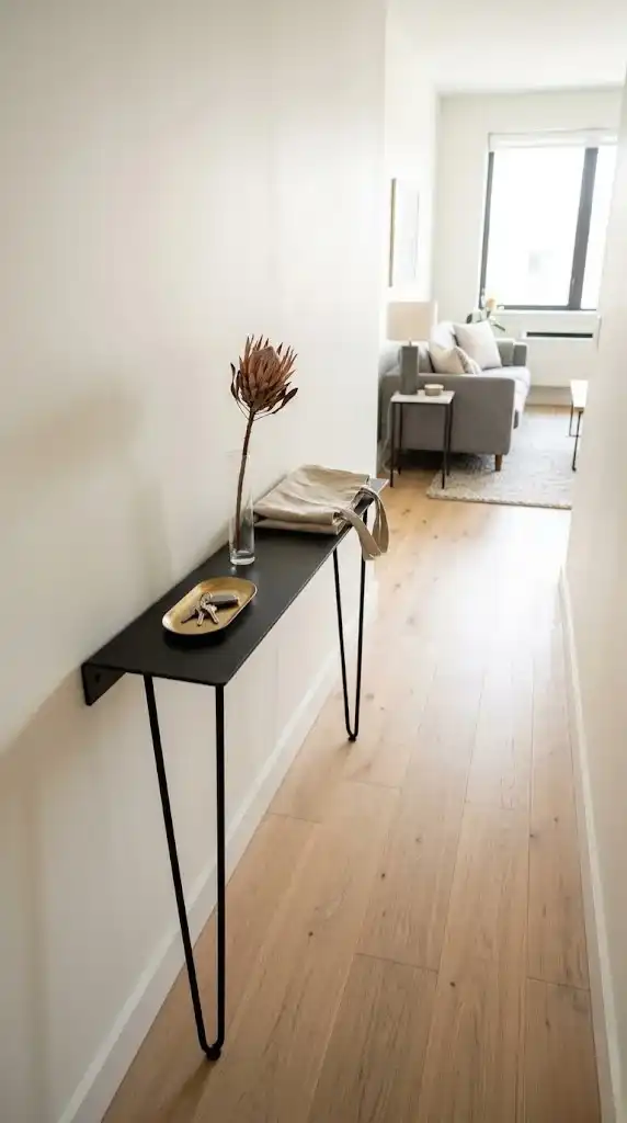 Slim Iron Console Table