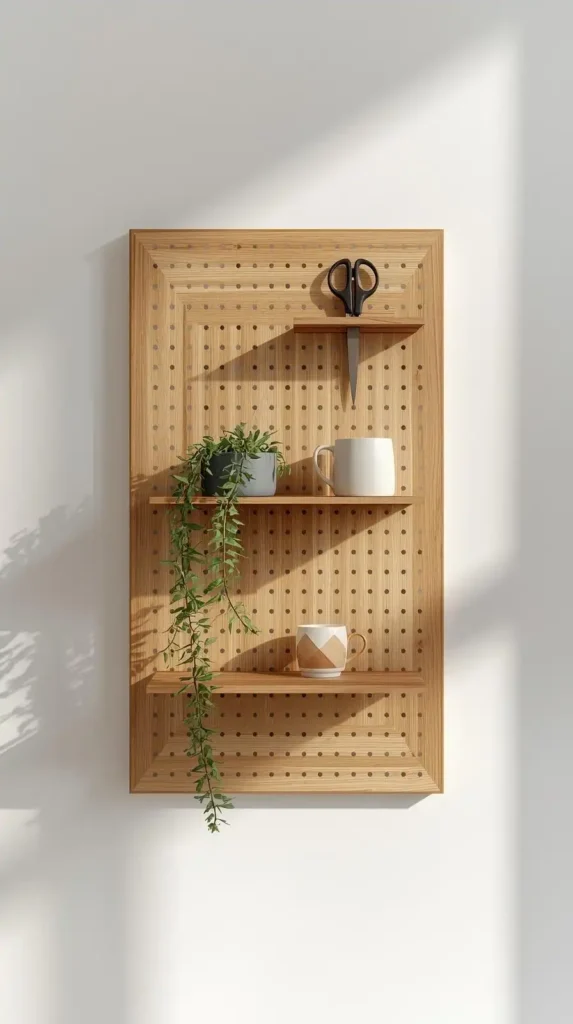Statement Pegboard Storage