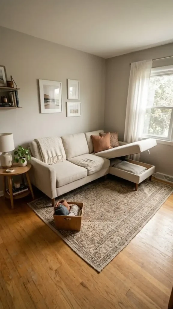 Storage sectional
