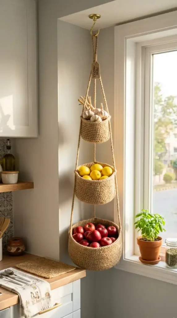 Tiered Hanging Fruit Basket