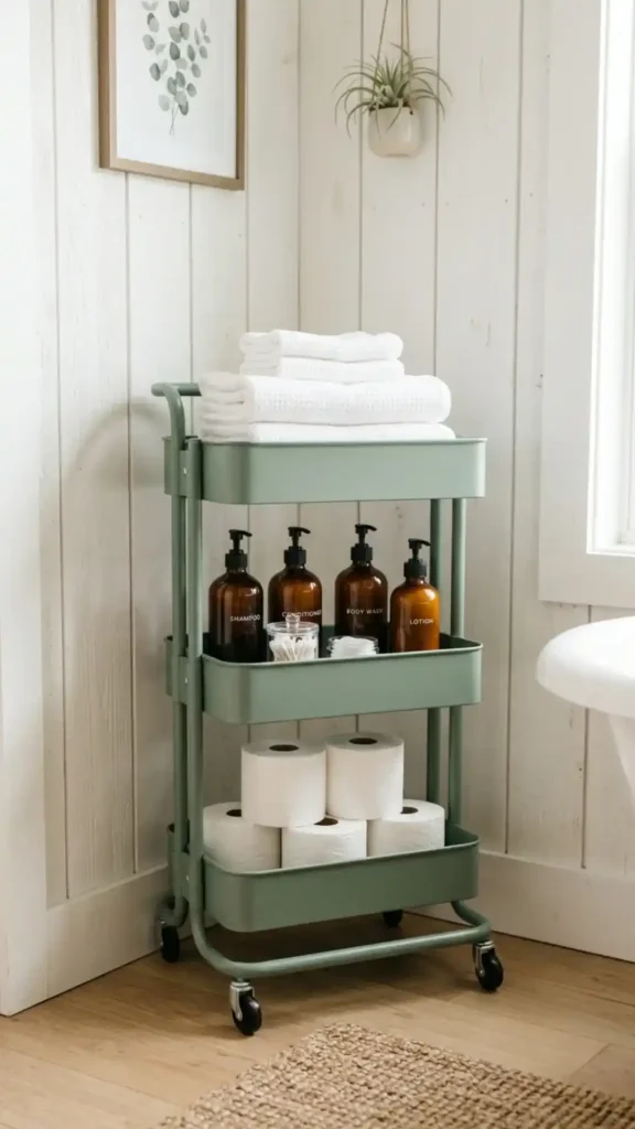 Tiered Rolling Utility Cart