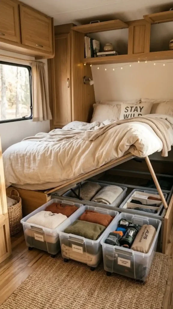 Under-Bed Rolling Bins