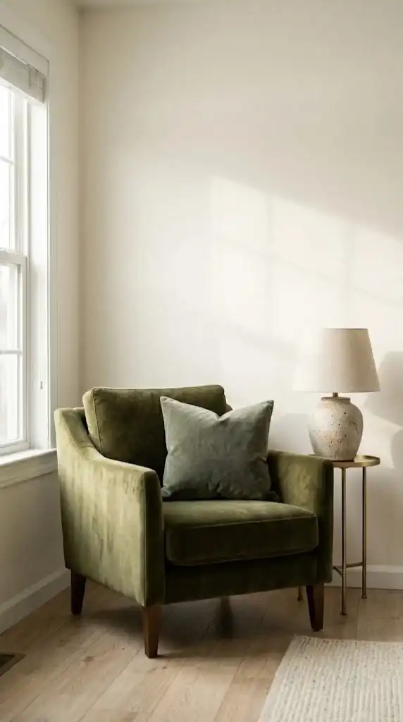 Velvet Accent Chairs