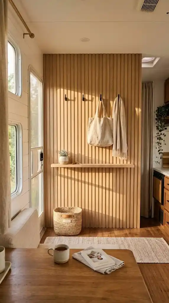 Vertical Wood Slats