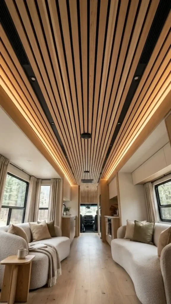 Wood Slat Ceiling Panels