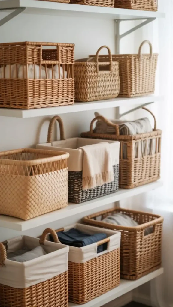 Woven Basket Storage