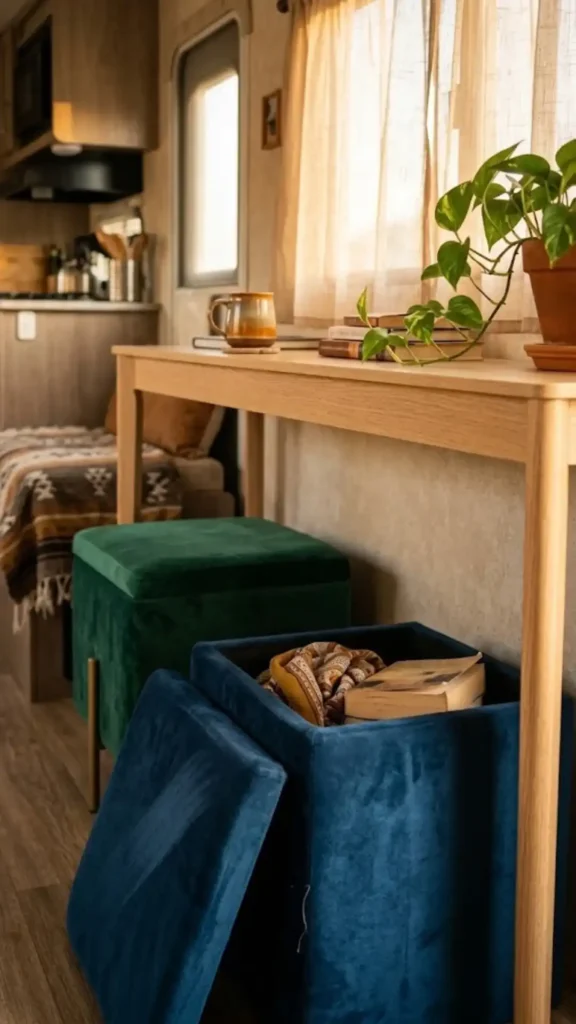 velvet stools