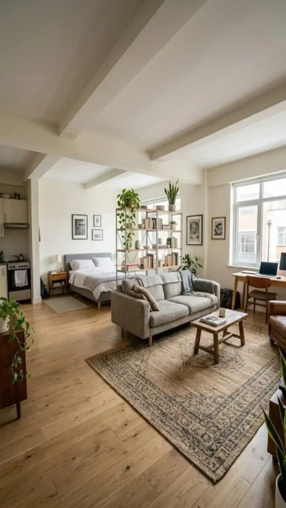 zoned studio apartment