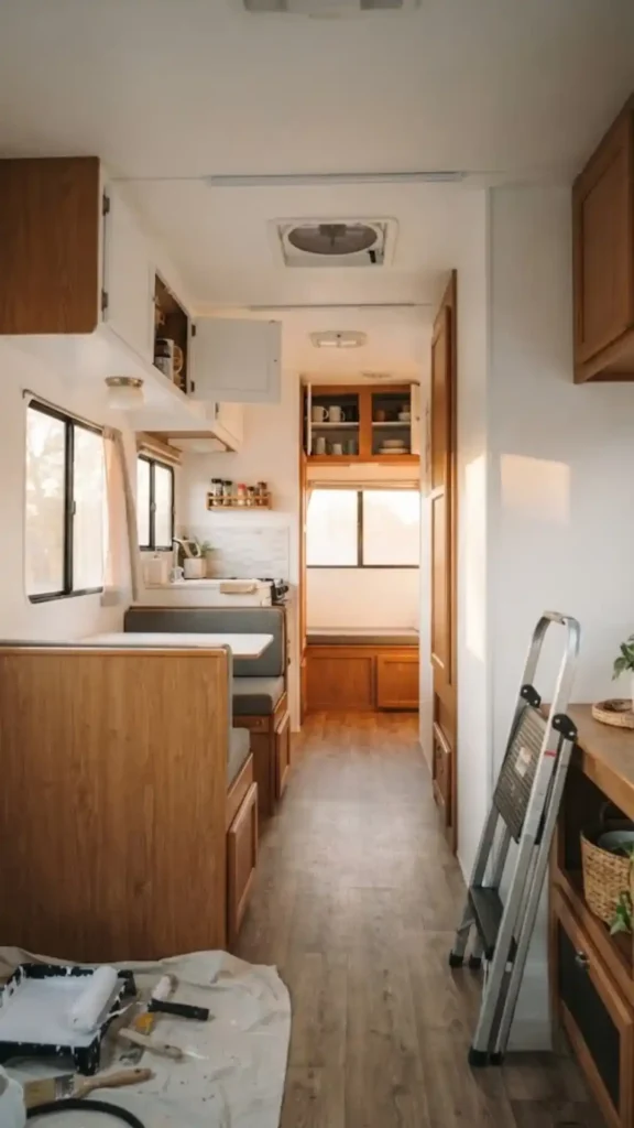 Painted RV Interior