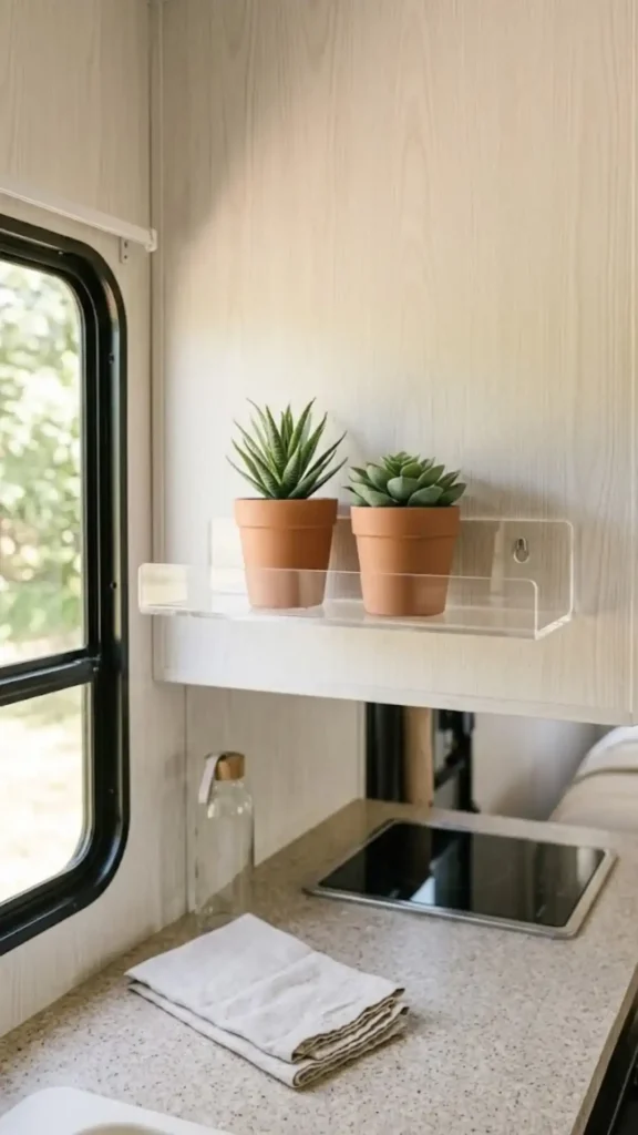 Acrylic Floating Shelves