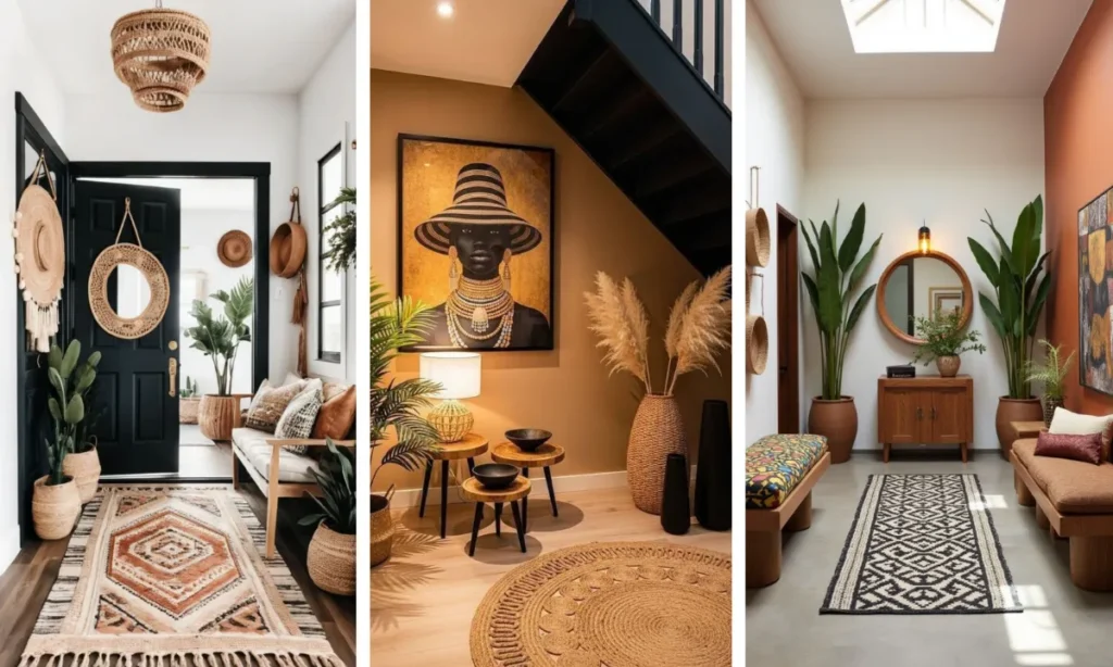 African-Inspired Entryway and Hallway Decor Ideas