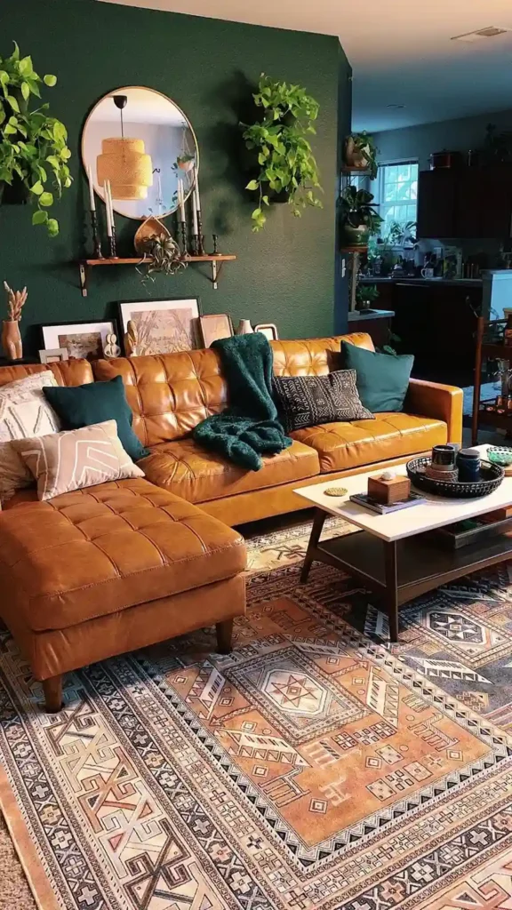 Bold Emerald Accent Statement