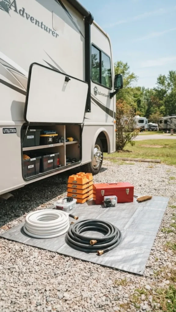 Clear Out and Reorganize Exterior Storage Bays