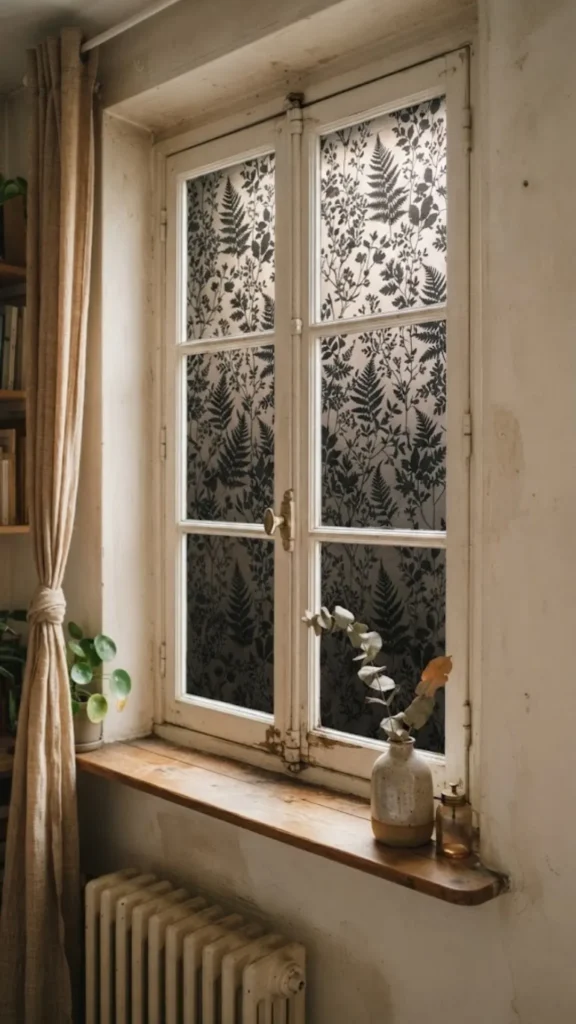 Dark Botanical Window Films