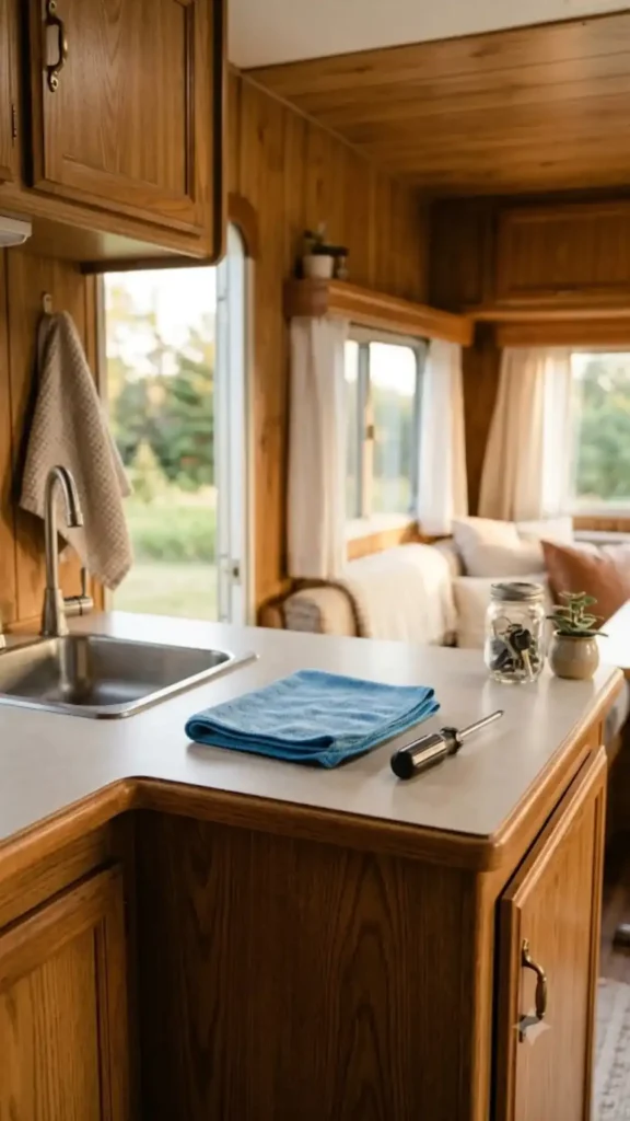 Inspect the rig for hidden water damage