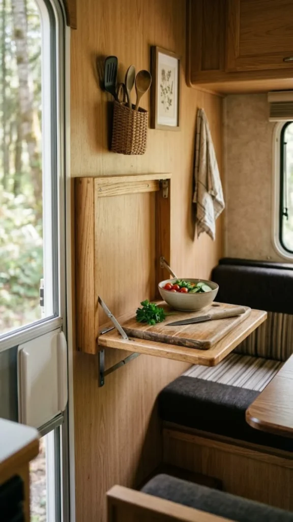 Fold Down Table Nook