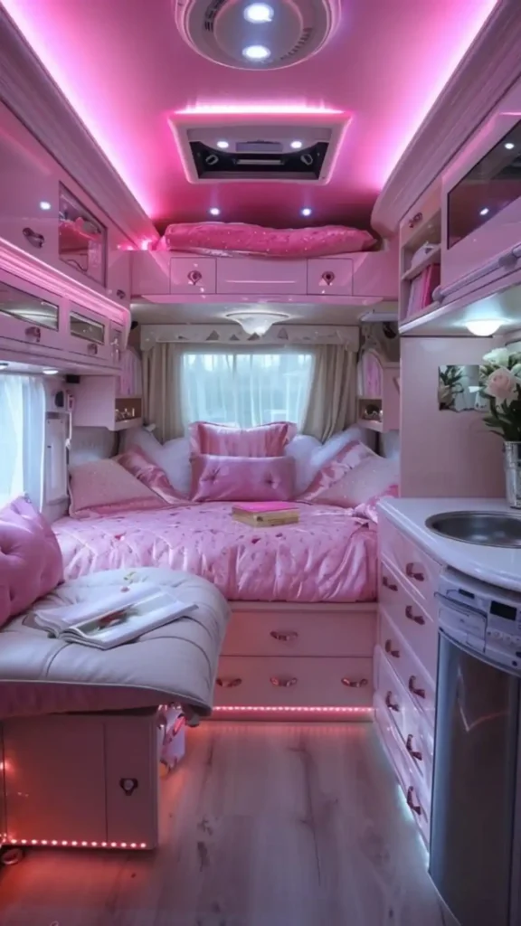 Full Cyber-Glam with Hot Pink LED