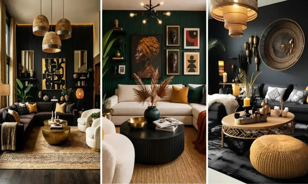 Maximalist Afrocentric Living Room