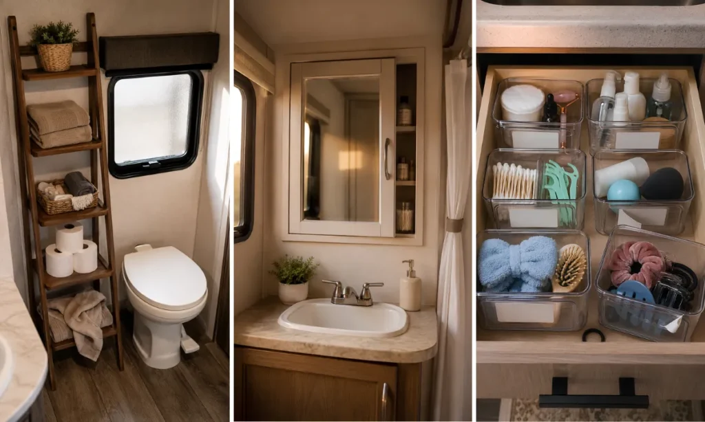 RV Bathroom Storage Ideas