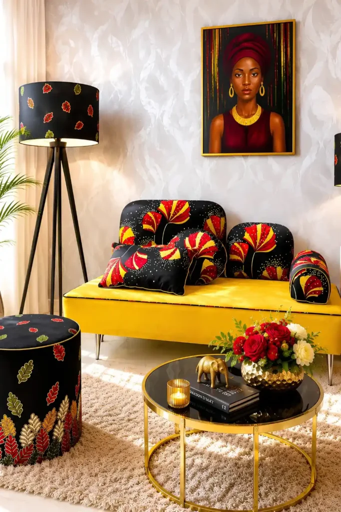 Sunshine Yellow Sofa Pops Hard