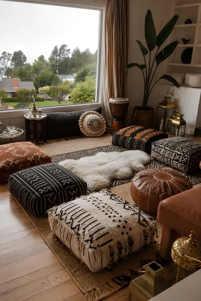 A Sheepskin Softens The Floor