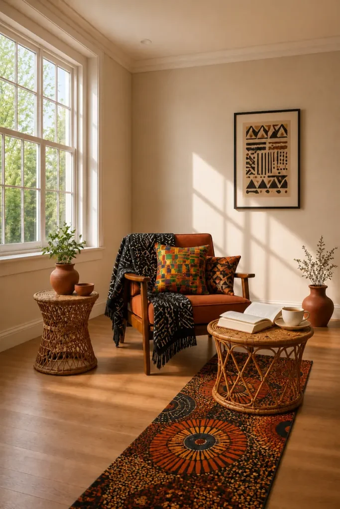 Add a Small Side Table for Essentials