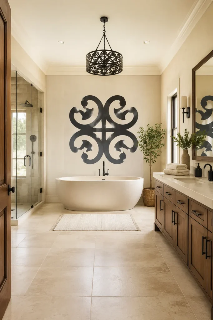 Adinkra Symbol Statement Bath