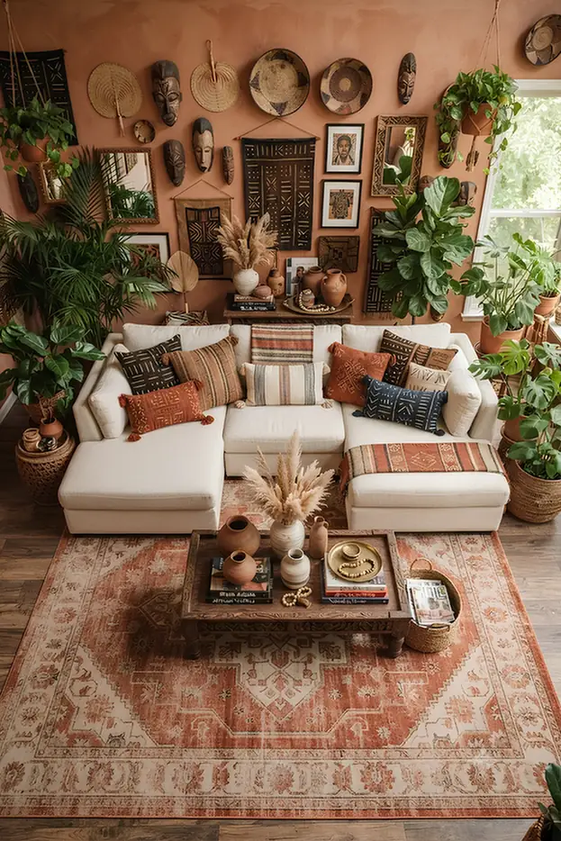 Anchor the Room With a Medallion Rug