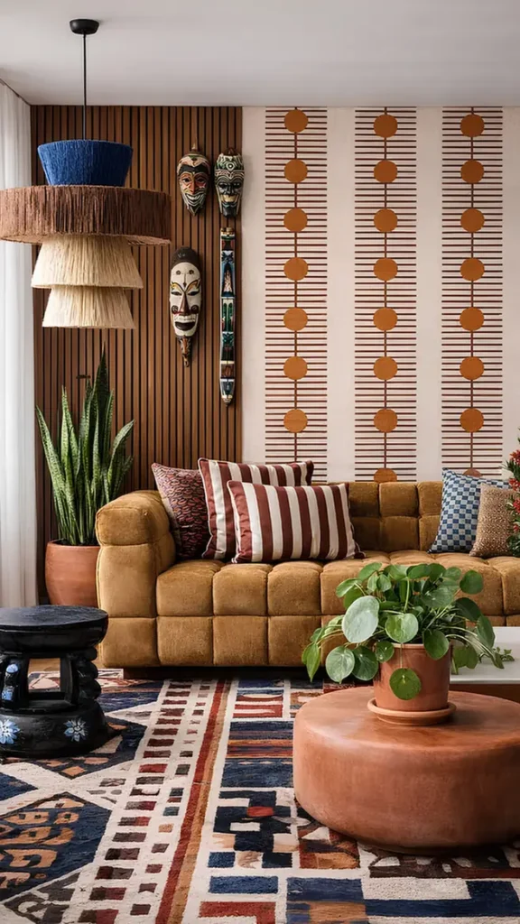 Anchor With A Patchwork Rug