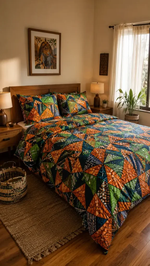 Ankara Wax Print Bedding