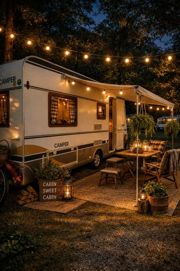 Awning Doubles As Living Room