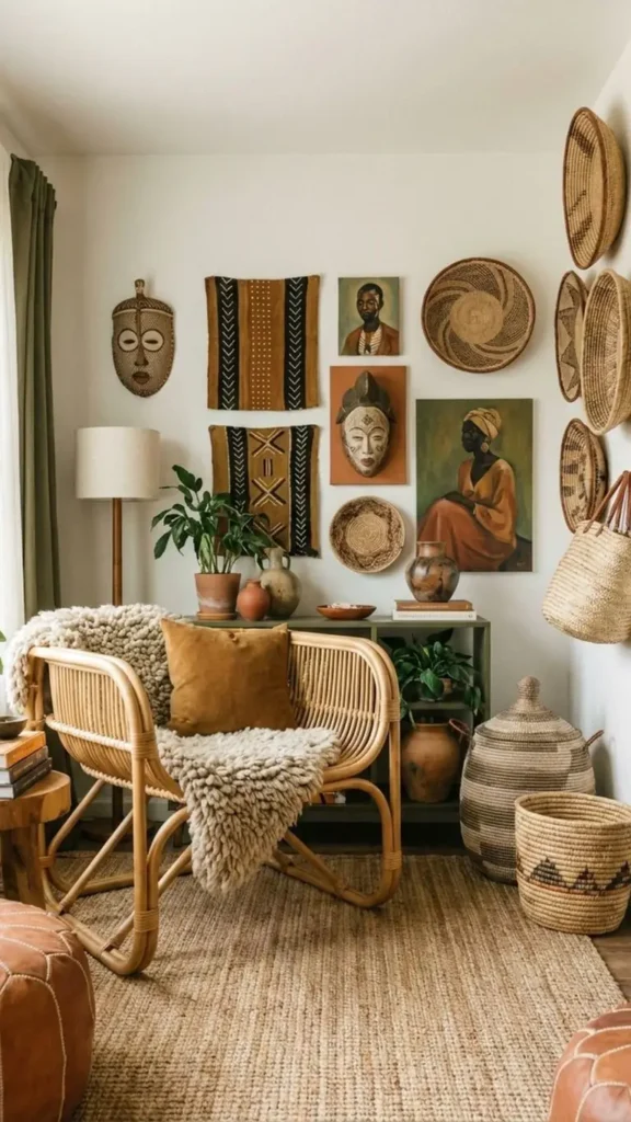Basket Wall As Gallery Art